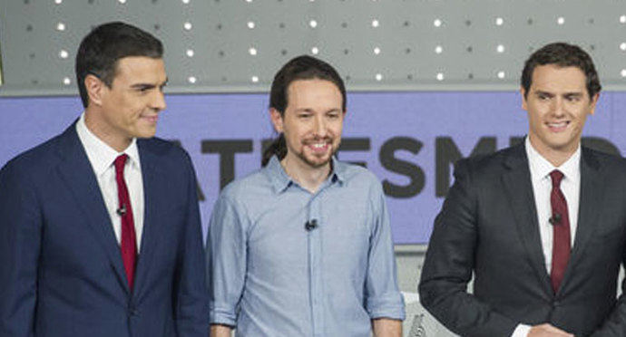 Sánchez, Iglesias y Rivera se citan en los Goya bajo la mirada de Patxi López